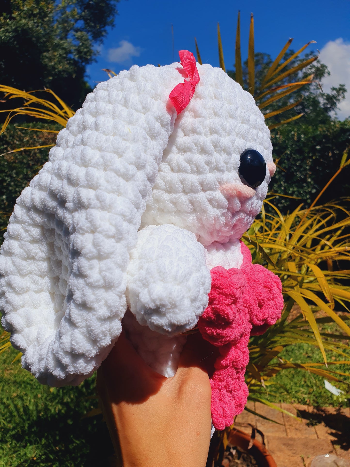 Bow Bag Bunny Plushie