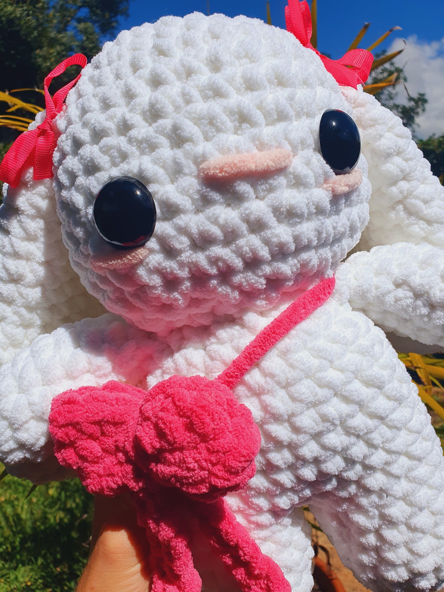 Bow Bag Bunny Plushie