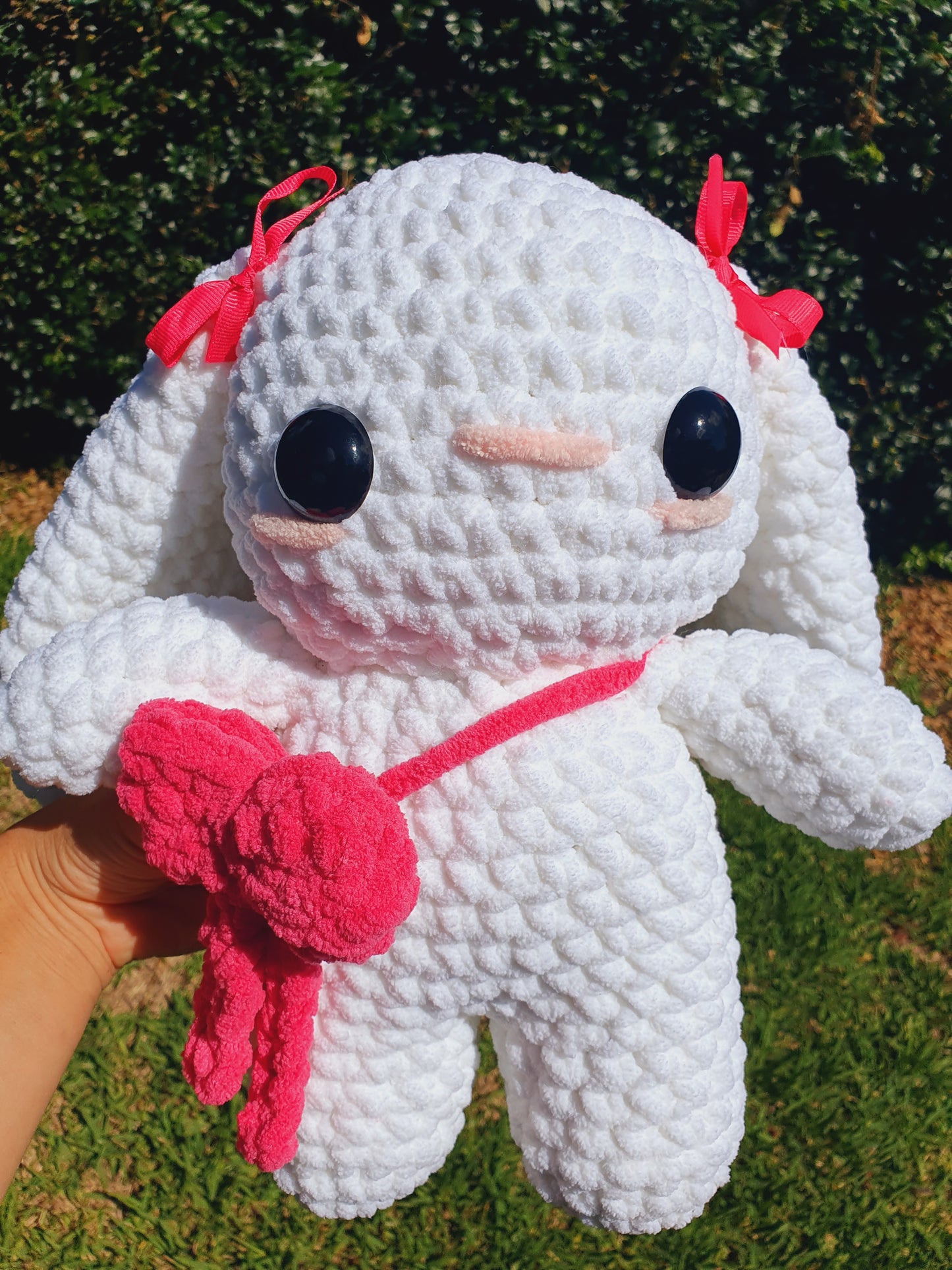 Bow Bag Bunny Plushie