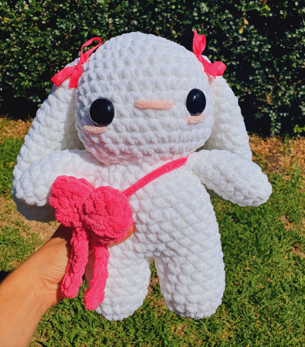 Bow Bag Bunny Plushie