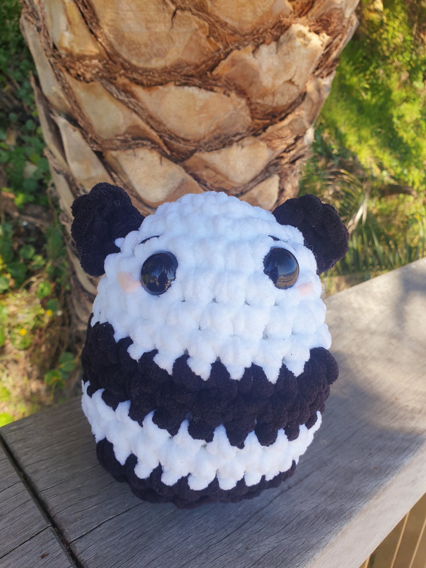 Shocked Panda plushie