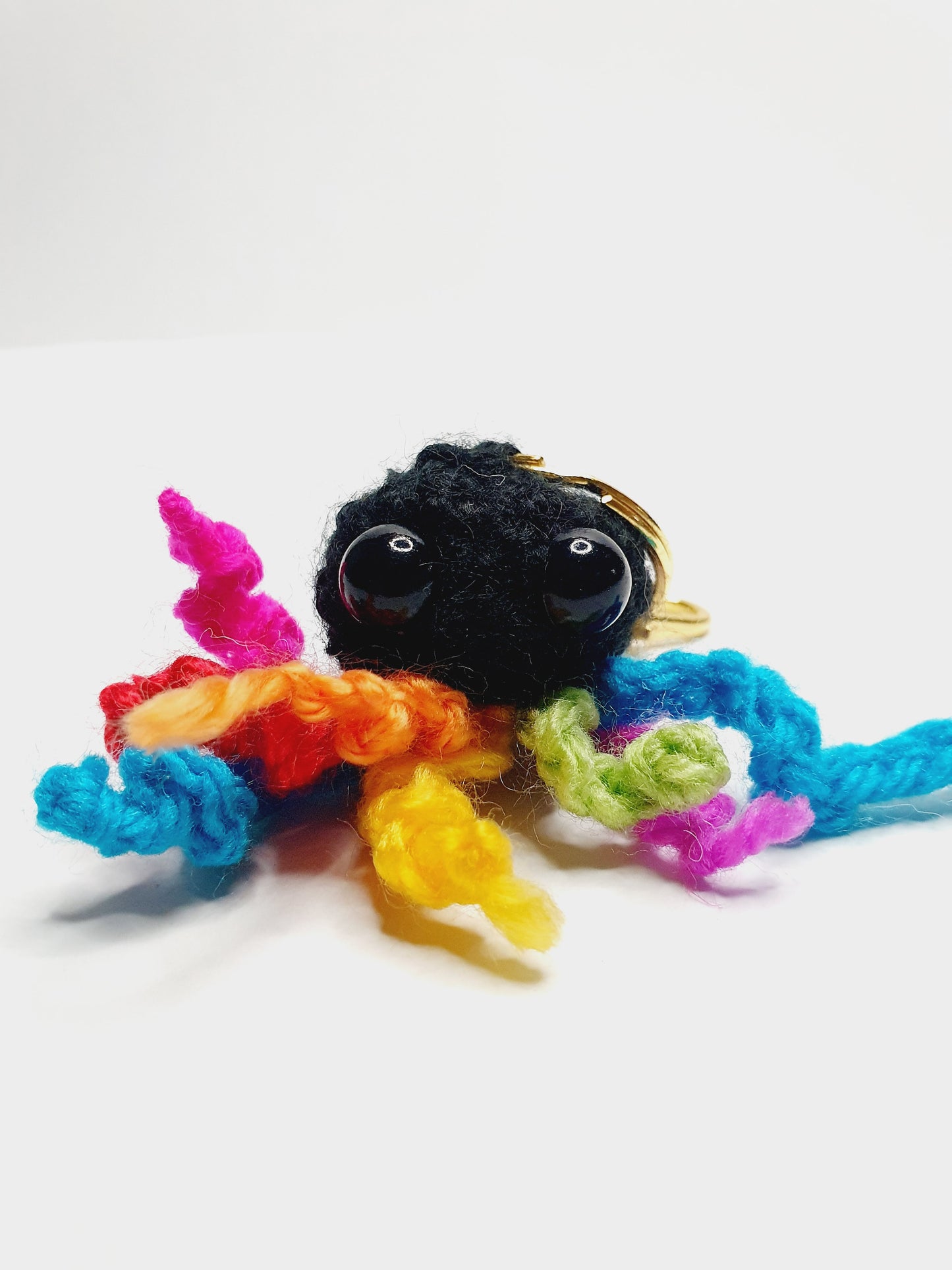 Rainbow Jellyfish keychain