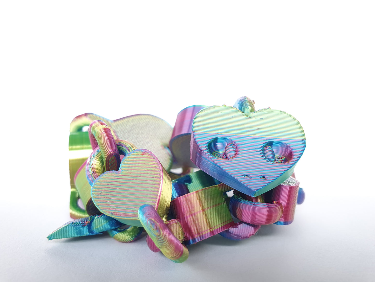 Fidget Rainbow Heart-Snake