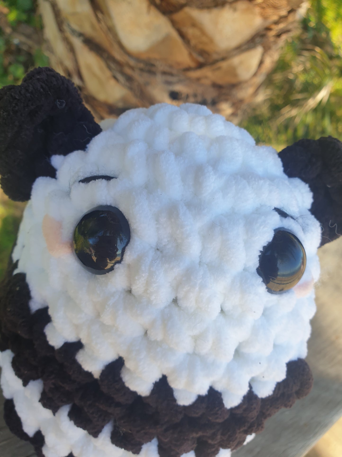 Shocked Panda plushie