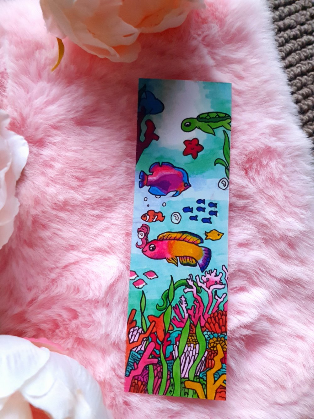 Underwater Rainbow Bookmark